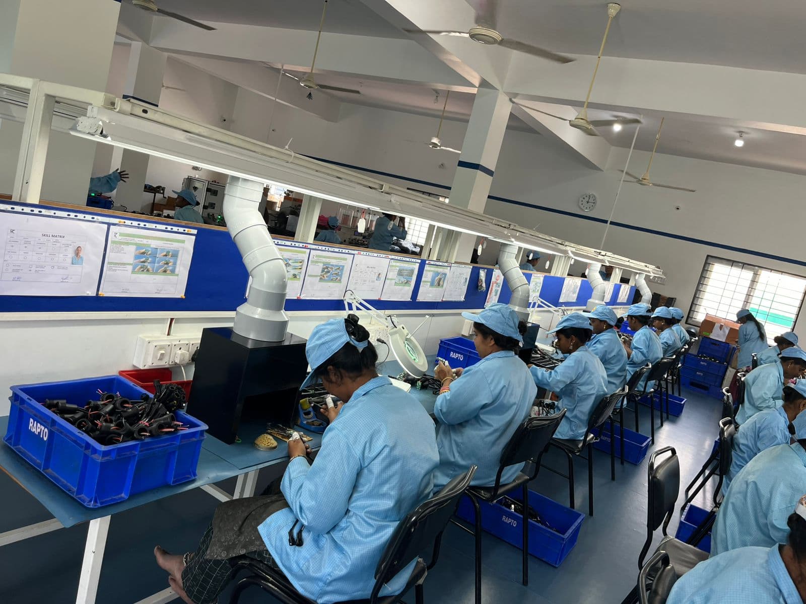 Active manual assembly workstations